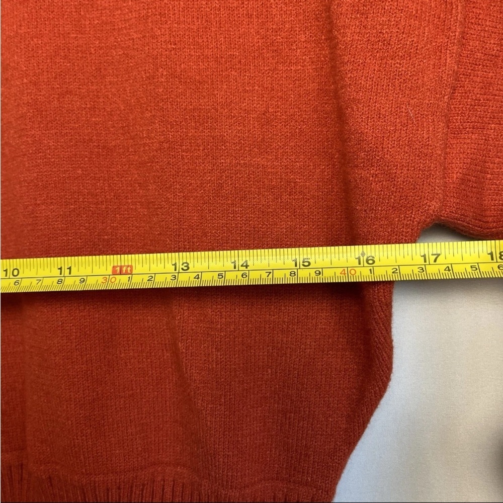 Anthropologie Moth Sz S Cabin Sweater Balloon
Dolman Sleeve Burnt Orange Fall EC - Picture 10 of 11